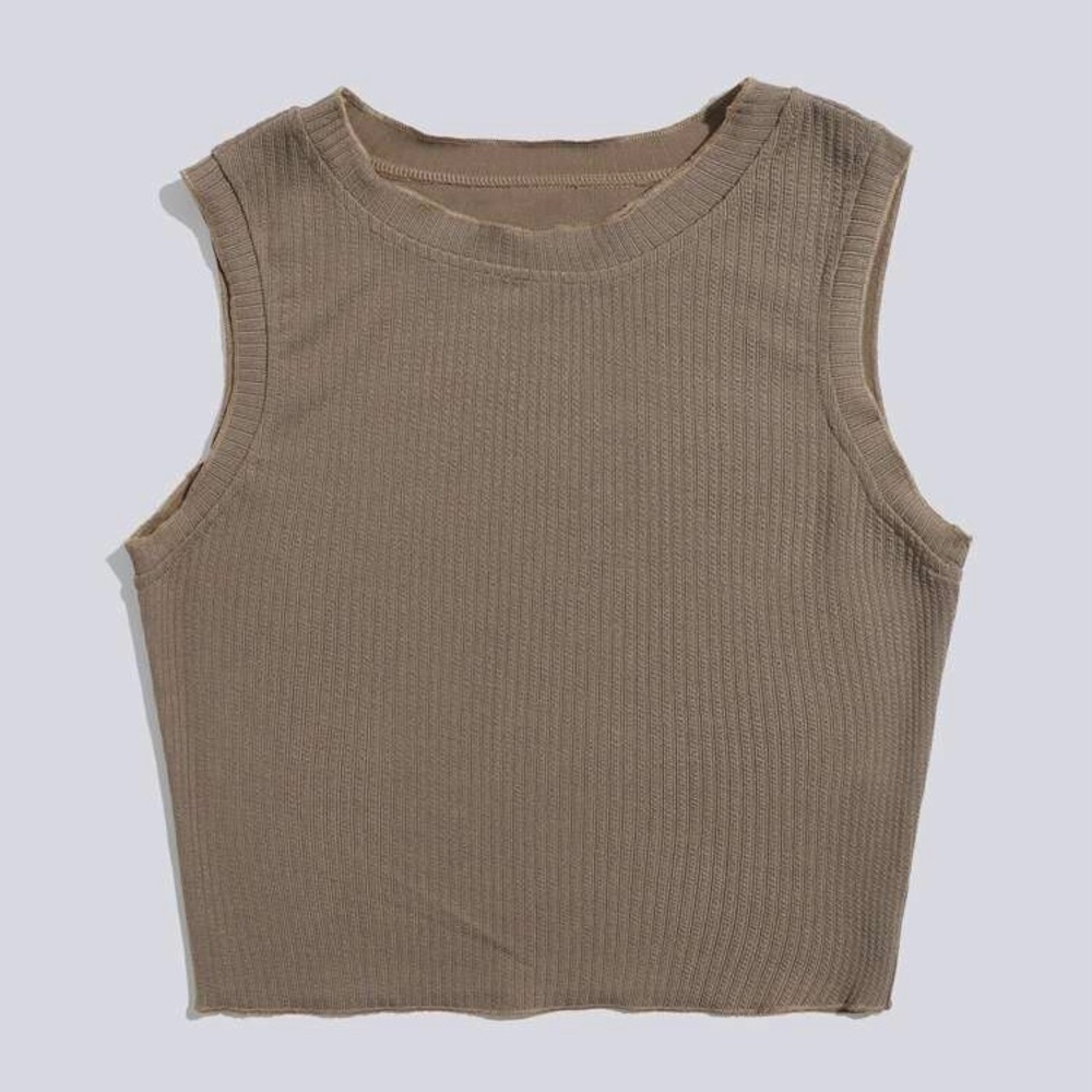 Romwe Brown Top